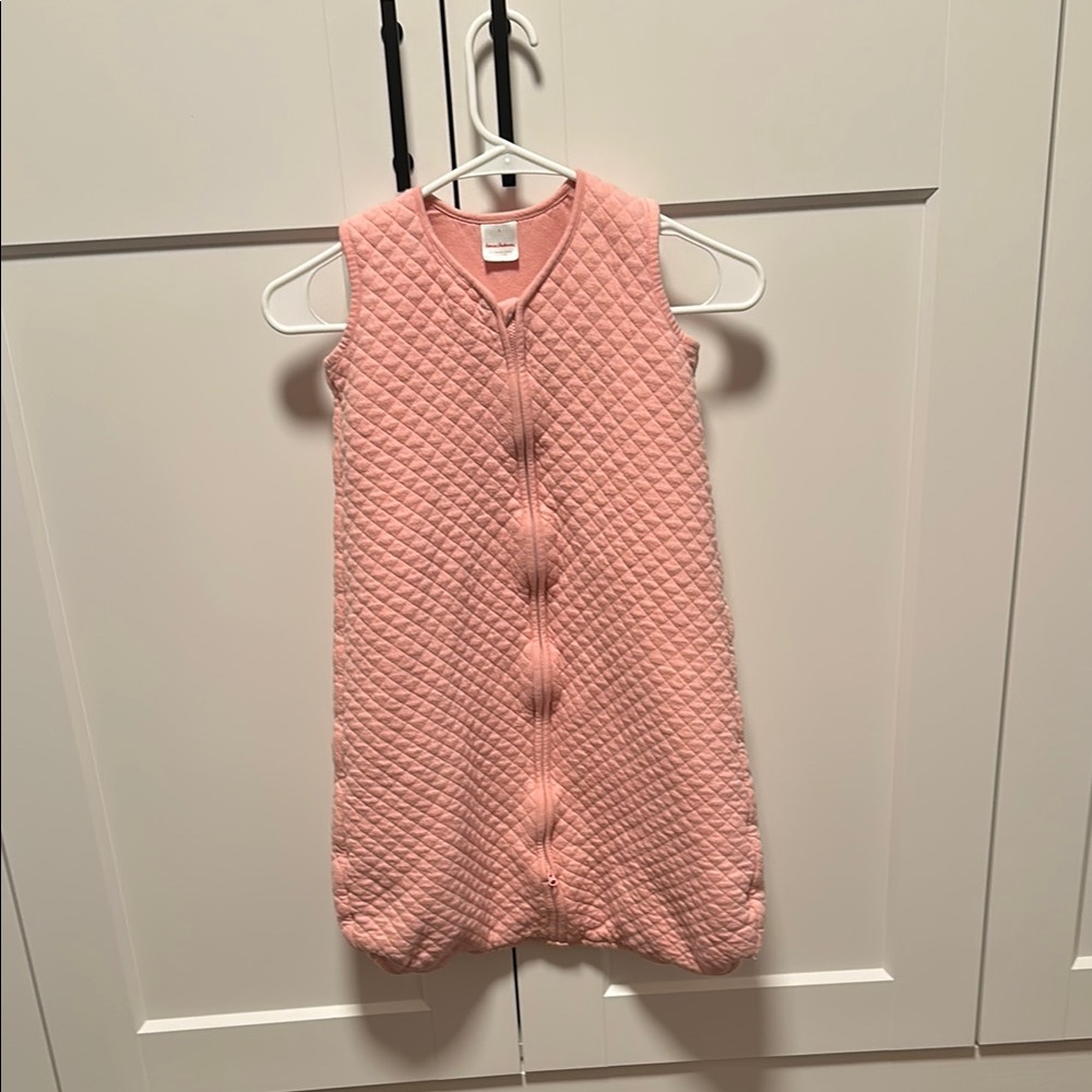 Pink Quilted Sleeveless Baby Sleeping Bag